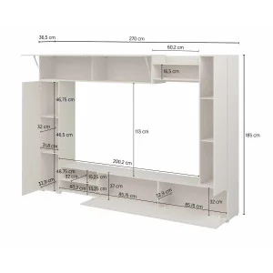 set mobilier living VERO pentru perete 2