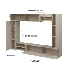 set mobilier living VERO pentru perete - info