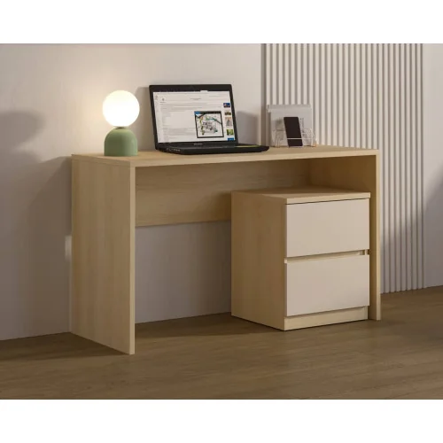 birou + noptieră Terra - stejar Lindberg + sand bej