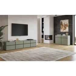 gama Cross verde - comode, masa cafea, mobilier hol, dulap, oglindă