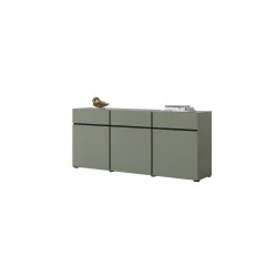 comodă Cross 3 sertare 3 uși - 180 cm - verde