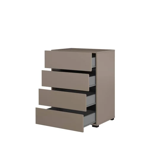 comodă Cross 4 sertare deschise - 60 cm - culoare congo