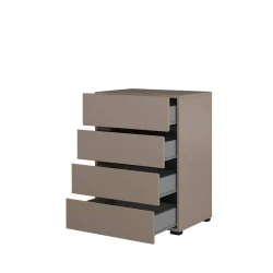comodă Cross 4 sertare deschise - 60 cm - culoare congo