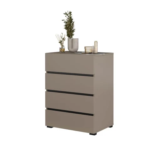 comodă Cross 4 sertare - 60 cm - culoare congo