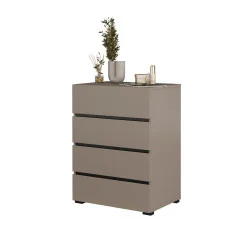 comodă Cross 4 sertare - 60 cm - culoare congo