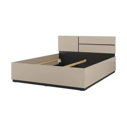 Pat Cross 160 cm varianta de bază cu tablia montată dr - culoare congo