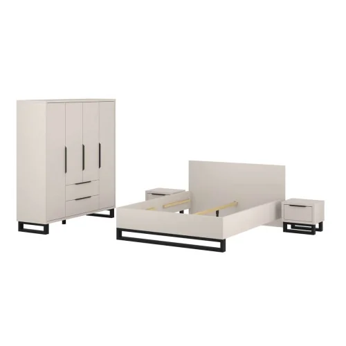 set mobilier dormitor Halle - culoare cașmir
