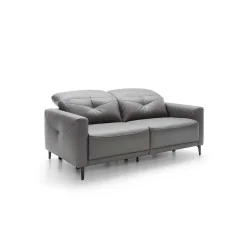 canapea extensibila Sandra din piele naturală - cu tetierele coborâte canapea extensibila Sandra din piele naturală - cu tetierele coborâte