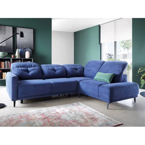 aranjament colțar extensibil cu depozitare Sandra 2,5F-E-1HT - textil