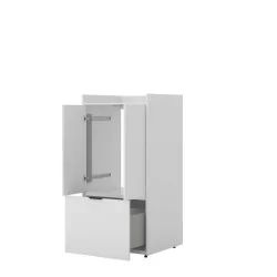 Dulap Luna pentru mașina spălat rufe - uși retractabile / ascunse (pocket doors)