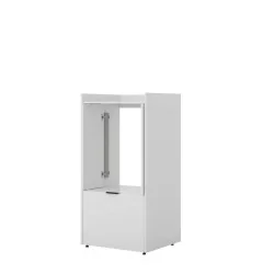 Dulap Luna pentru mașina spălat rufe - uși retractabile / ascunse (pocket doors) - strânse