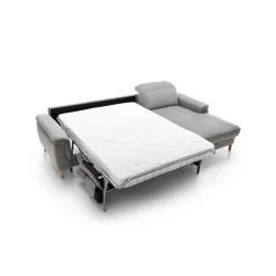 canapea extensibilă cu șezlong Mia - textil