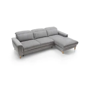 canapea extensibilă cu șezlong si depozitare Mia - textil 2