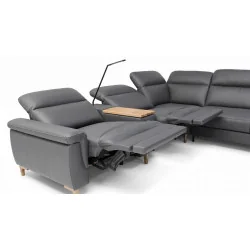 colțar extensibil din piele naturală Mia recliner electric colțar extensibil din piele naturală Mia recliner electric