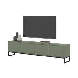 comodă Loft 4 usi culoare verde
