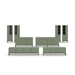 mobila colecția Loft - culoare verde