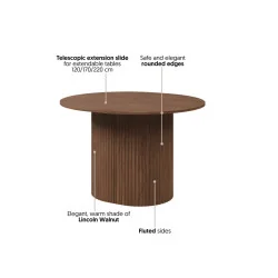 detalii - masă extensibilă ovală Cavo detalii - masă extensibilă ovală Cavo