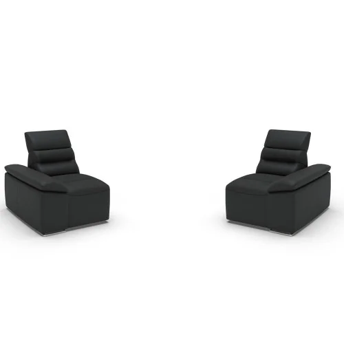 Canapele Impressione 2 locuri - variante simple, cu recliner manual sau cu recliner electric - brate model A1
