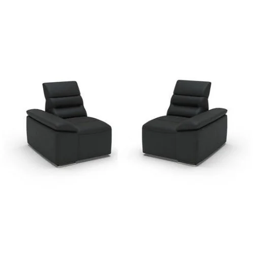 Canapele Impressione 2 locuri - variante simple, cu recliner manual sau cu recliner electric - brate model A1