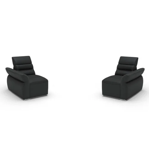 Canapele Impressione 2 locuri - variante simple, cu recliner manual sau cu recliner electric - brate model A3