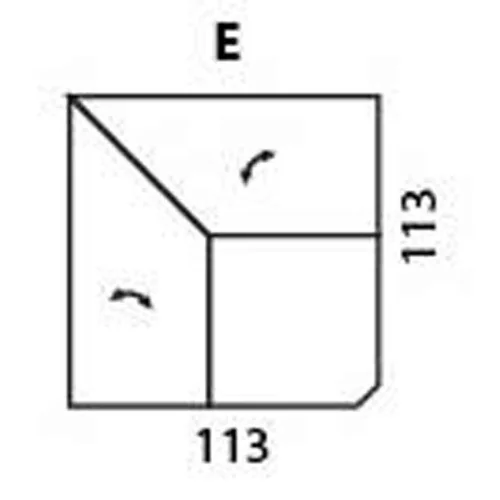 modul de colt la 90 de grade