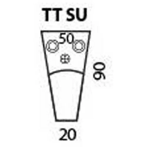 modul trapezoidal cu polita si sistem multimedia