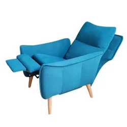 fotoliu cu recliner Ines din albastra