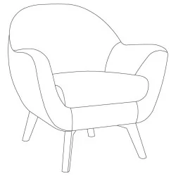 picioare din lemn