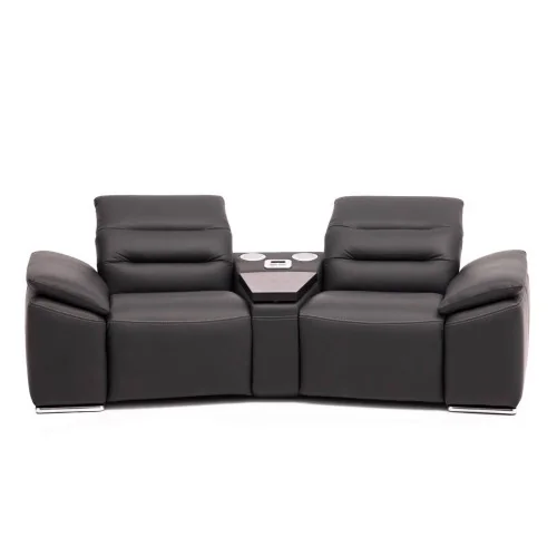Canapele Impressione 2 locuri cu sistem audio - variante simple, cu recliner manual sau cu recliner electric - brate model A1