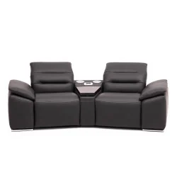 Canapele Impressione 2 locuri cu sistem audio - variante simple, cu recliner manual sau cu recliner electric - brate model A1