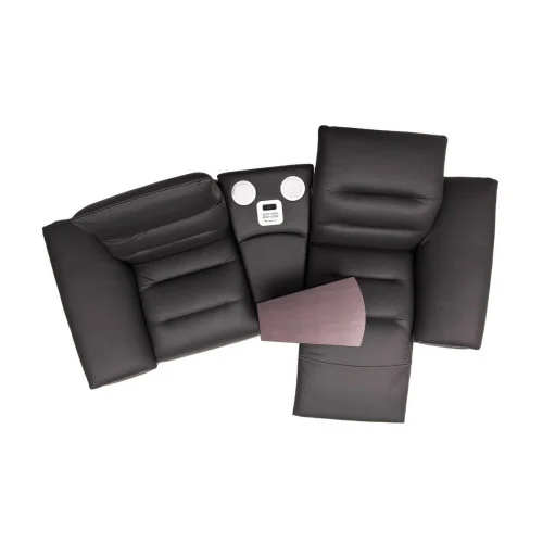 Canapele Impressione 2 locuri cu sistem audio - variante simple, cu recliner manual sau cu recliner electric - brate model A1