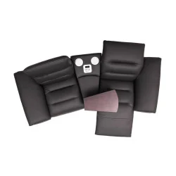 Canapele Impressione 2 locuri cu sistem audio - variante simple, cu recliner manual sau cu recliner electric - brate model A1