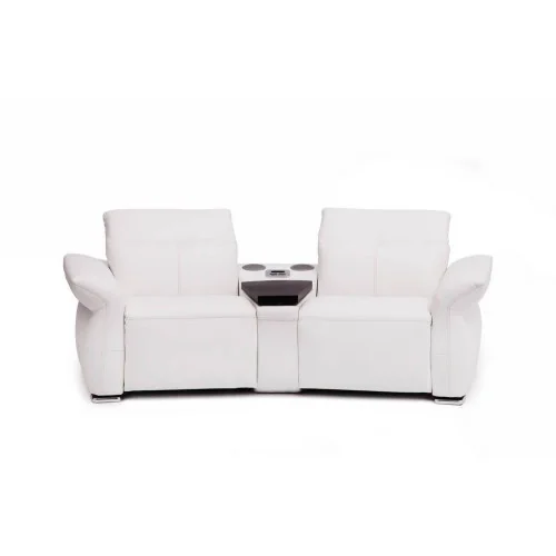Canapele Impressione 2 locuri cu sistem audio - variante simple, cu recliner manual sau cu recliner electric - brate model A3