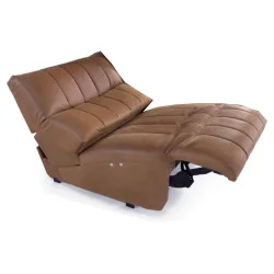 fotoliu cu recliner electric din piele Camaro
