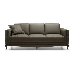 canapele piele antracit Laviano 3 locuri