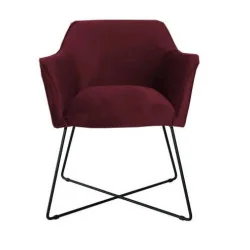 scaun Scarlet tapitat stofa red