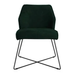 scaun Loft tapitat stofa green