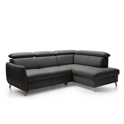coltare extensibile Hugo piele antracit