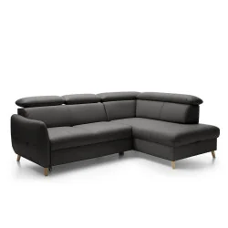 coltare extensibile Hugo piele antracit
