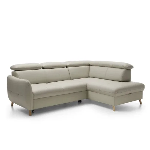 coltare extensibile Hugo piele bej