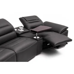 canapele piele Impressione - variante simple, cu recliner manual sau cu recliner electric