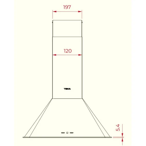 hota Teka DOS 60.2 Beige / Anthracite - schita 1