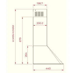 hota Teka DOS 60.2 Beige / Anthracite - schita 2