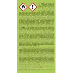 eticheta spray degresant pentru piele naturală