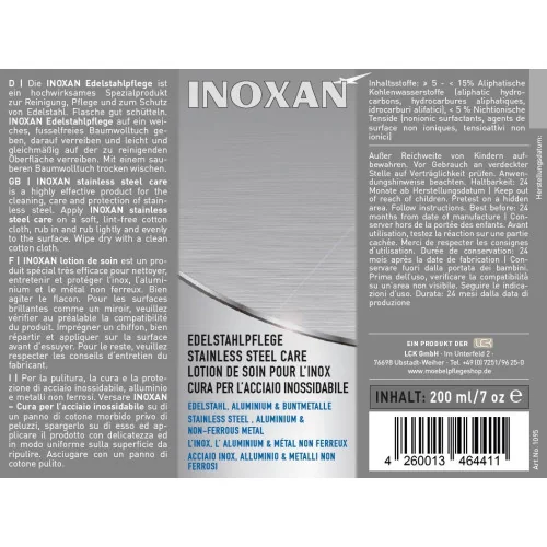 INOXAN pentru îngrijire INOX