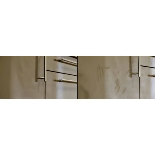 în stânga - după folosire, în dreapta - înainte de folosire