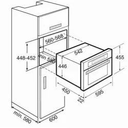 Cuptor cu microunde TEKA MWR 32BI - schita