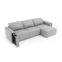 coltar extensibil din piele Monaco cu depozitare B-REC-3F-A