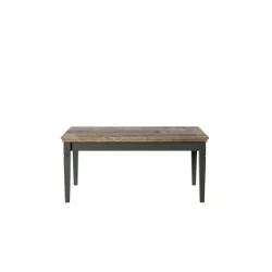 masa cafea EVORA combinata de culori green cu lefkas oak