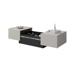 masa extensibilă cafea Eco cașmir - negru onix